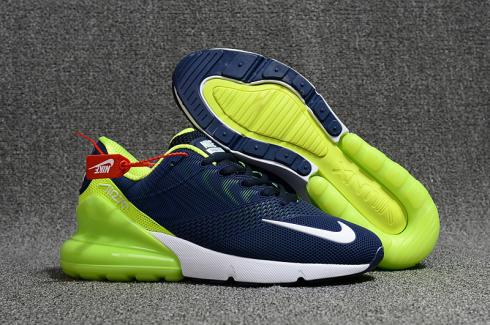 Nike Air Max 270 II TPU Running Shoes Deep Blue Yellow