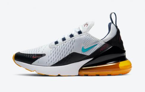 Nike Air Max 270 Pure Platinum Oracle Aqua Black Team Red DJ2736-001