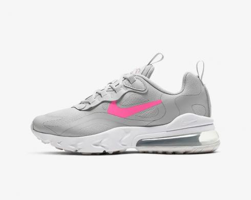 Nike Air Max 270 React GS Photon Dust Particle Grey White Digital Pink CZ7105-001