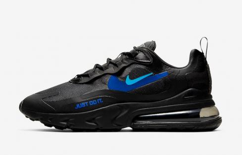 Nike Air Max 270 React Just Do It Black Blue Hero CT2203-001