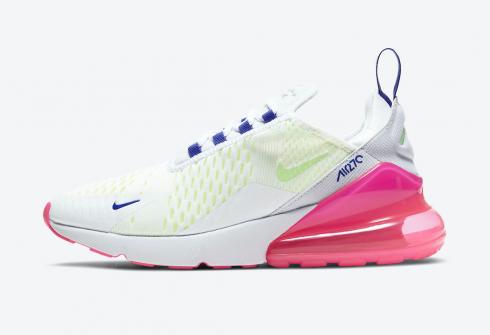 Nike Air Max 270 White Blue Green Pink Shoes DH0252-100