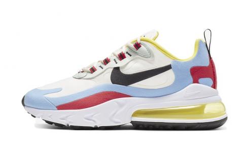 Nike WMNS Air Max 270 React Bauhaus Phantom Black Light Blue University Red AT6174-002