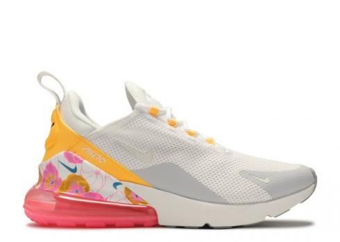 Nike Wmns Air Max 270 Se Floral White Summit Silver Metallic AR0499-101