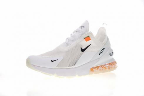 Off White x Nike Air Max 270 Flyknit Cushion White ID6238-001