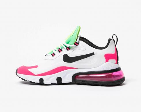 Wmns Nike Air Max 270 React Hyper Pink White Black CJ0619-101