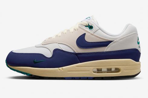 Nike Air Max 1 Athletic Department White Deep Royal FQ8048-133