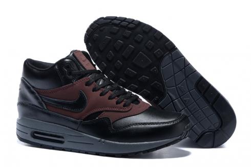 Nike Air Max 1 Mid Deluxe QS Black Barkroot Brown Sneakerboots 726411-002
