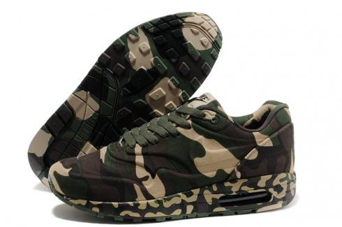 Nike Air Max 87 Camouflage green Men running Shoes 607473-006