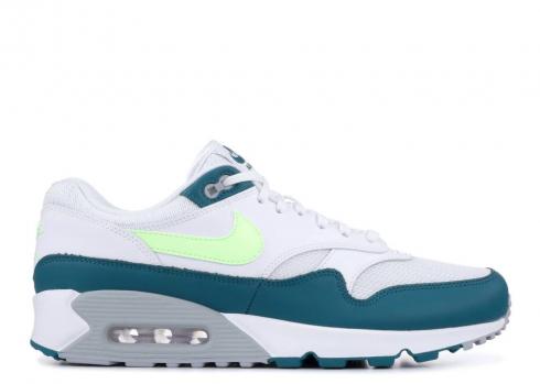 Nike Air Max 90 1 Grey Wolf Teal White Blast Geo Lime AJ7695-103