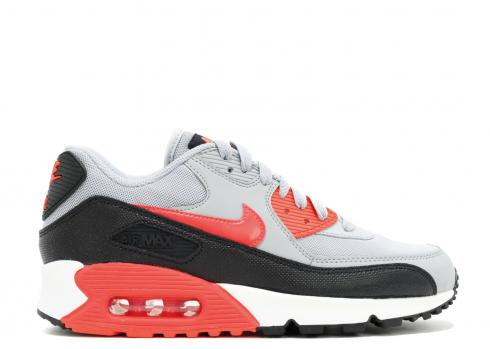 Womens Air Max 90 Essential Black White Wolf Grey Infrared 616730-014