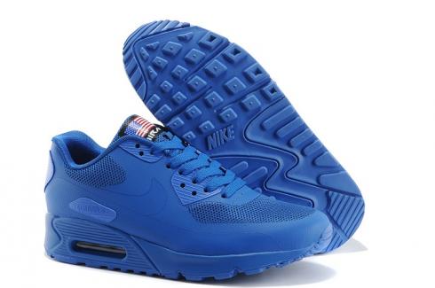 Nike Air Max 90 Hyperfuse QS Sport USA Royal Blue July 4TH Independence Day 613841-400