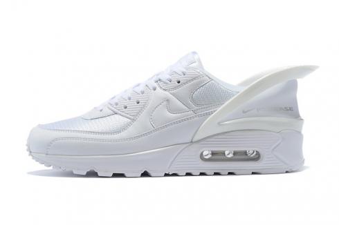 2021 Nike Air Max 90 FlyEase 'Triple White' White CU0814-102