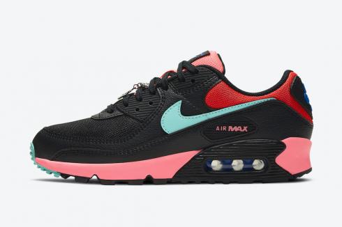 Nike Air Max 90 Chain Link Black Red Blue Shoes DD9672-001