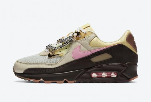 Nike Air Max 90 Cuban Link Velvet Brown Pink Light British Tan CZ0469-200