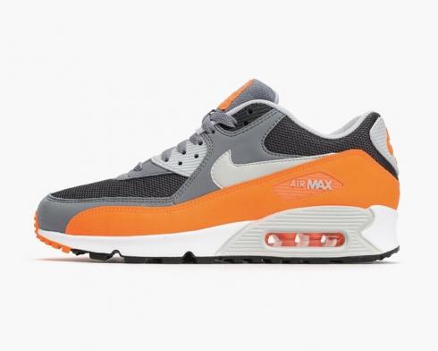 Nike Air Max 90 Essential Cool Grey Pure Platinum Total Orange Anthracite 537384-038