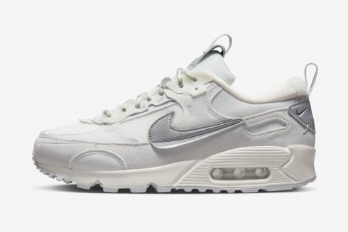 Nike Air Max 90 Futura Summit White Metallic Silver FB1877-110