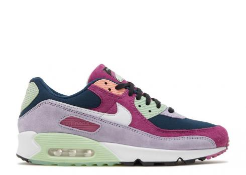 Nike Air Max 90 Nrg Light Bordeaux Armory Navy White DM0035-500