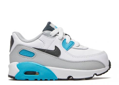 Nike Air Max 90 Td White Chlorine Blue Grey Iron CD6868-108