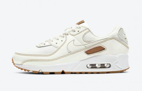 Nike Air Max 90 Twist Summit White Gum Medium Brown CU6474-100