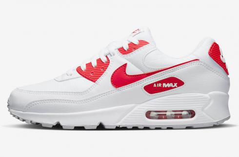Nike Air Max 90 White University Red Grey Fog DX8966-100