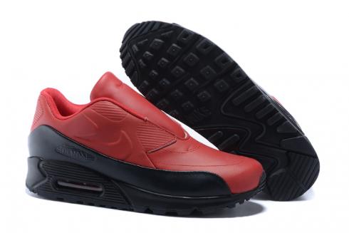 Nike Air Max 90 SP Sacai NikeLab Obsidian Black Red Women Shoes 804550-004