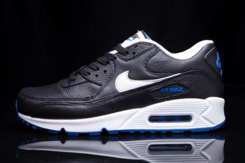 Nike Air Max 90 Essential Black White Blue 652980-001