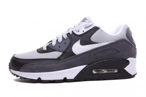 Nike Air Max 90 Essential Grey White Black Wolf Varsity 537384-037