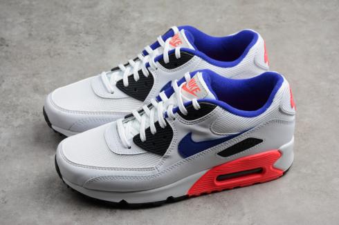 Nike Air Max 90 Essential Men Running Shoes Grey Black Orange 537384-136