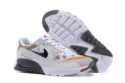 Nike Air Max 90 Ultra Essential Women Shoes White Black Multi Color 724981-004