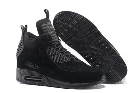 Nike Air Max 90 Sneakerboot Winter Suede All Black 684714-016