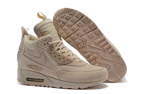 Nike Air Max 90 Sneakerboot Winter Suede All Rice White 684714-021