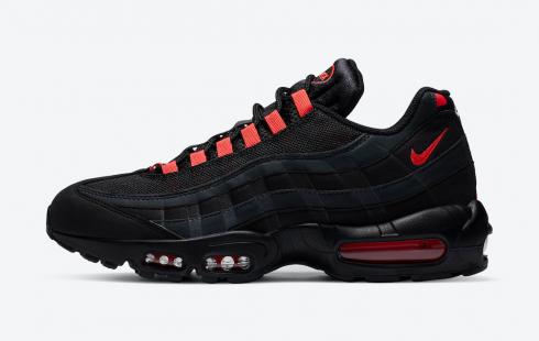 Nike Air Max 95 Black Laser Crimson Anthracite Shoes DA1513-001