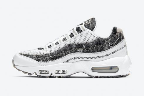 Nike Air Max 95 Crater White Black Off Noir Shoes CV8830-100
