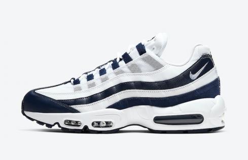 Nike Air Max 95 Essential White Midnight Navy Shoes CI3705-400