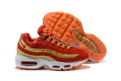 Nike Air Max 95 Men Running Shoes Red Yellow