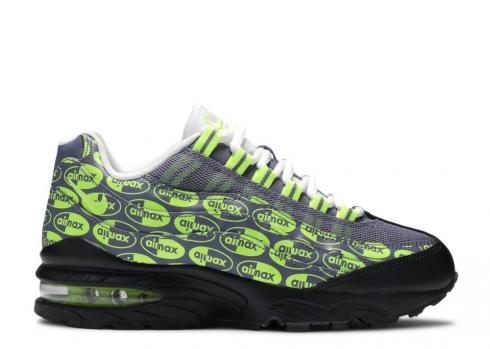 Nike Air Max 95 Se Gs Logos Volt White Black 922173-004