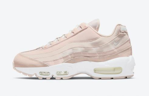 Wmns Nike Air Max 95 Shimmer White Pink Running Shoes DJ3859-600