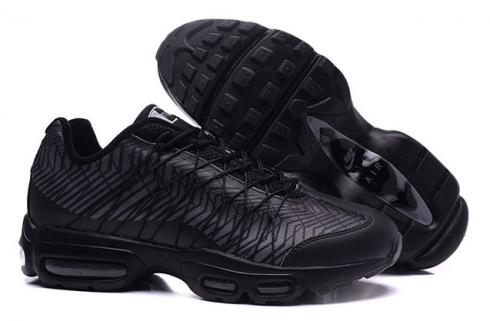 Nike Air Max 95 Ultra Jacquard Running Shoes Black Silver 749771-001