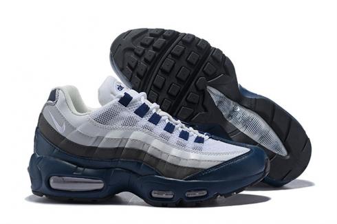 Nike Air Max 95 Essential Men Running Blue Wolf Grey 749766-406