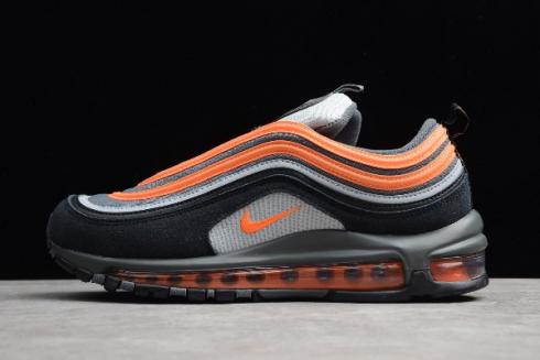 2019 Nike Air Max 97 Wolf Grey Total Orange Black 921522 013