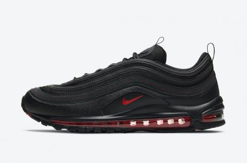 3M x Nike Air Max 97 Triple Black Team Red Running Shoes DA9325-001