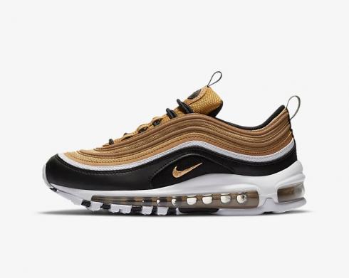 Nike Air Max 97 GS Metallic Gold Black White CZ9197-700