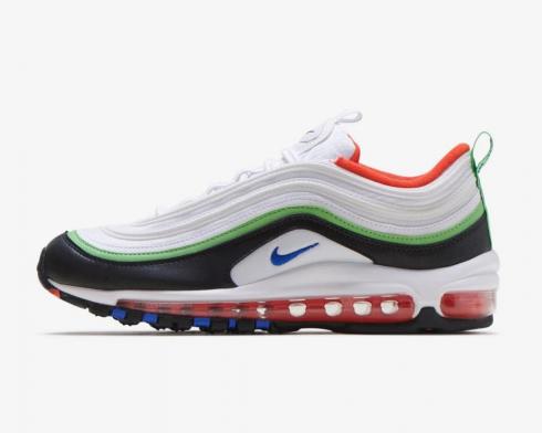 Nike Air Max 97 GS White Hyper Royal Green Nebula 921522-105