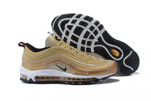 Nike Air Max 97 Men Running Shoes Hot Brown White Black