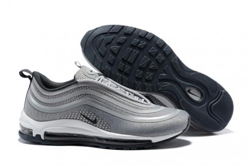 Nike Air Max 97 Men Running Shoes Light Silver White