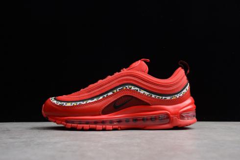 Nike Air Max 97 Red White Black Leather Essential AQ0655-121