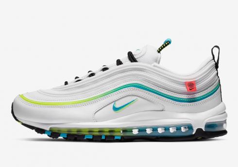 Nike Air Max 97 Worldwide Pack White Blue Black Designer Christian CZ5607-100