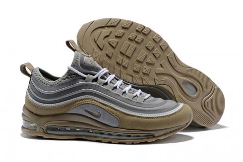 Nike Air Max 97 UL Unisex Running Shoes Grey Brown