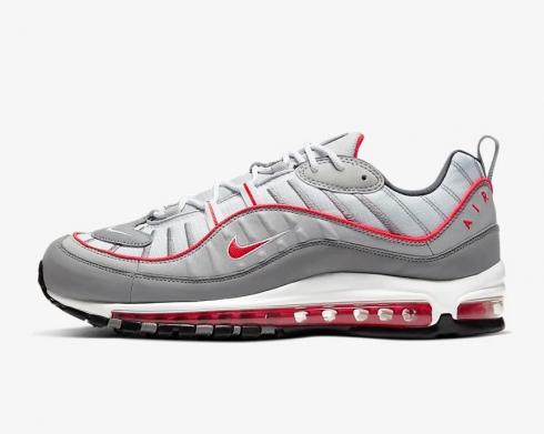 Nike Air Max 98 Particle Grey Track Red Iron Grey CI3693-001
