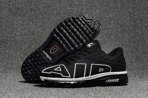 Nike Air Max Flair 2017 Running Shoes AIR KPU Unisex Black White 942236-001